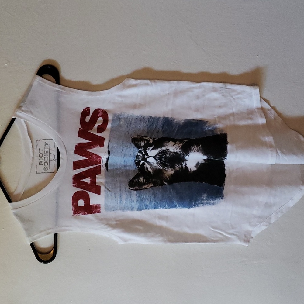 Riot Society | PAWS Cat Tank | XS | NWT